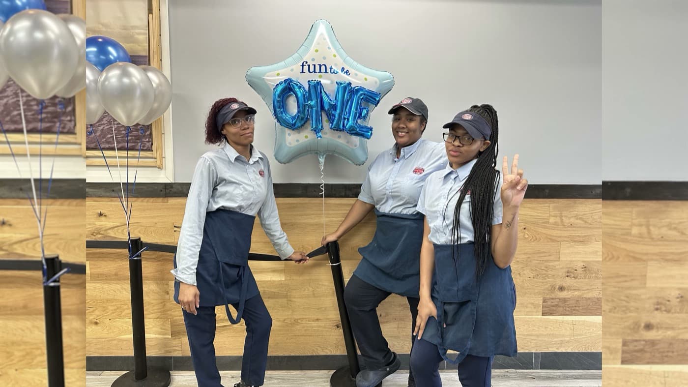 Celebrating a store's one-year anniversary