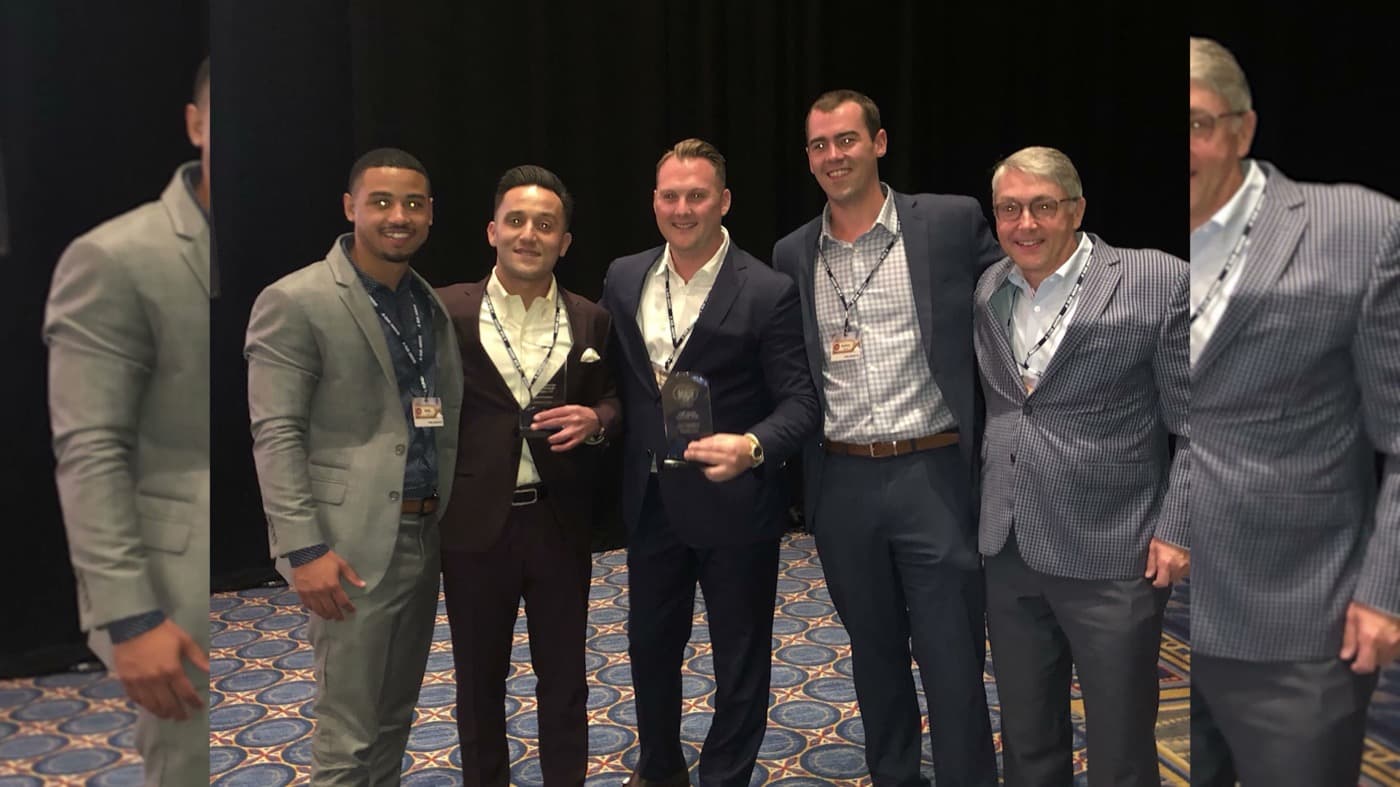 PCR leadership at an industry gala